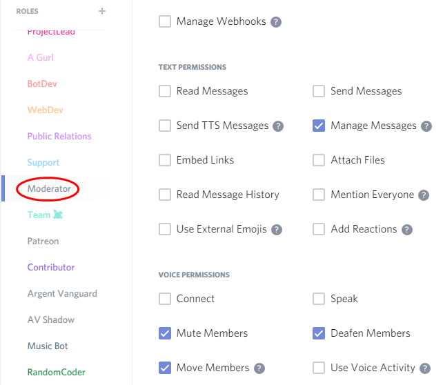 Discord Guide Server setup and Permissions